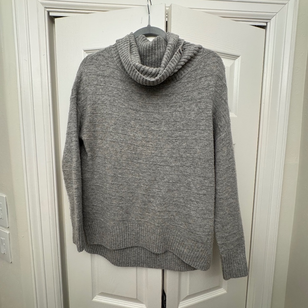 Gray Turtle Neck